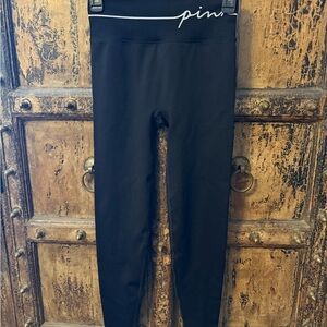 Victoria's Secret Pink Black Leggings